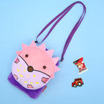 Cute cartoon animal crossbody bag kids casual shoulder bag plush mini shoulder bag