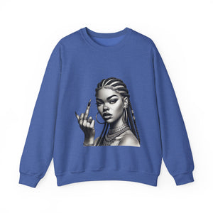 Fierce Attitude Crewneck Sweatshirt | Bold Fashion for Women