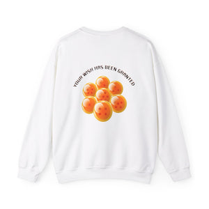 Dragon Ball-Inspired Unisex Crewneck Sweatshirt, Cozy Anime Apparel, Perfect for Gamers, Gift for Otaku, Casual Streetwear