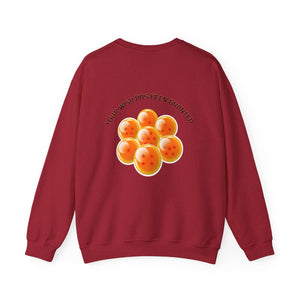 Dragon Ball-Inspired Unisex Crewneck Sweatshirt, Cozy Anime Apparel, Perfect for Gamers, Gift for Otaku, Casual Streetwear