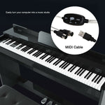 Electronic Keyboard Music Midi Adapter Cable Computer Music Editing Cable