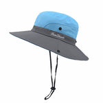 Unisex Summer Foldable Sun Fisherman Hat Men Women Wide Brim Casual Outdoor Travel Beach Sunscreen UV Protection  Sun Hats