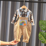 Boys Bib Two-piece Children's Clothing