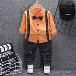 Boys Bib Two-piece Children's Clothing