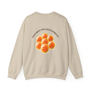 Dragon Ball-Inspired Unisex Crewneck Sweatshirt, Cozy Anime Apparel, Perfect for Gamers, Gift for Otaku, Casual Streetwear