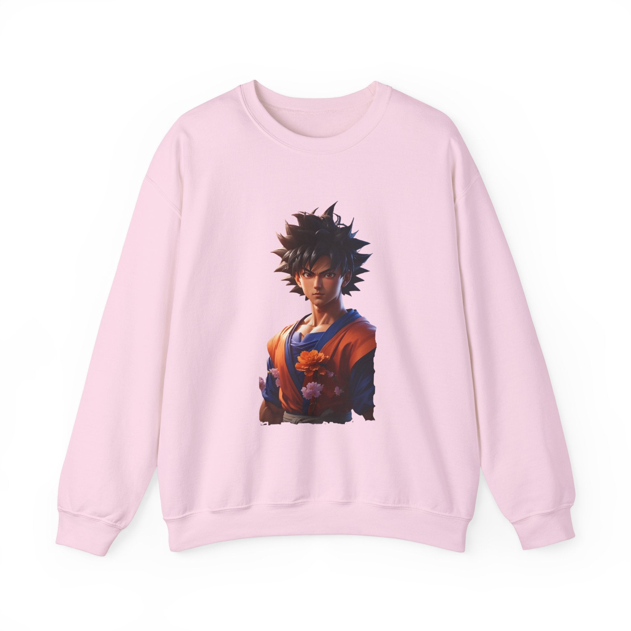 Dragon Ball-Inspired Unisex Crewneck Sweatshirt, Cozy Anime Apparel, Perfect for Gamers, Gift for Otaku, Casual Streetwear