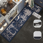 Kitchen Leather Mat Home PVC Waterproof and Oilproof Carpet