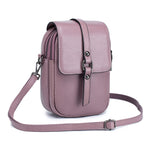 Leather Diagonal Bag For Mobile Phone Shoulder Bags Women