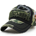 Camouflage baseball cap outdoor sunshade hats for men and women, European and American hats for leisure