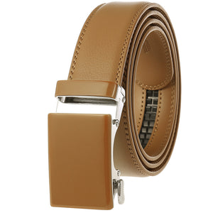 Business belt automatic buckle belt