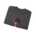 Dragon Ball-Inspired Unisex Crewneck Sweatshirt, Cozy Anime Apparel, Perfect for Gamers, Gift for Otaku, Casual Streetwear