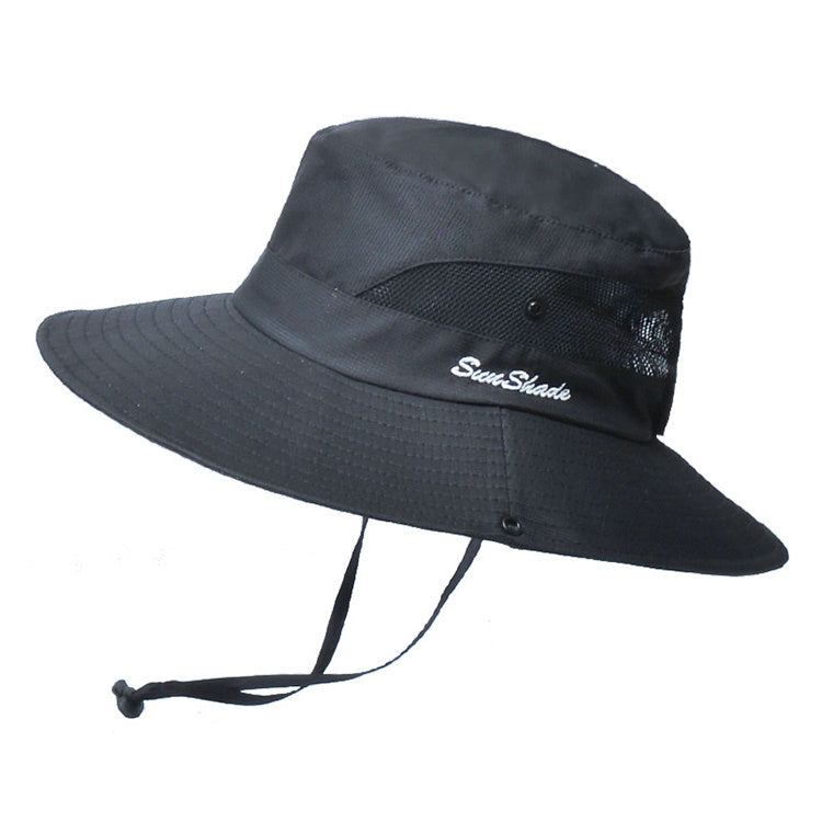 Unisex Summer Foldable Sun Fisherman Hat Men Women Wide Brim Casual Outdoor Travel Beach Sunscreen UV Protection  Sun Hats