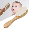 Baby brush solid wood wool brush