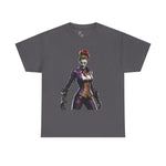 Bold Joker Graphic Unisex Heavy Cotton Tee, Casual Streetwear, Gift for Comic Fans, Halloween Costume Top, Everyday Wear