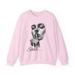 Shhh.... Unisex Heavy Blend™ Crewneck Sweatshirt, Cozy Sweatshirt