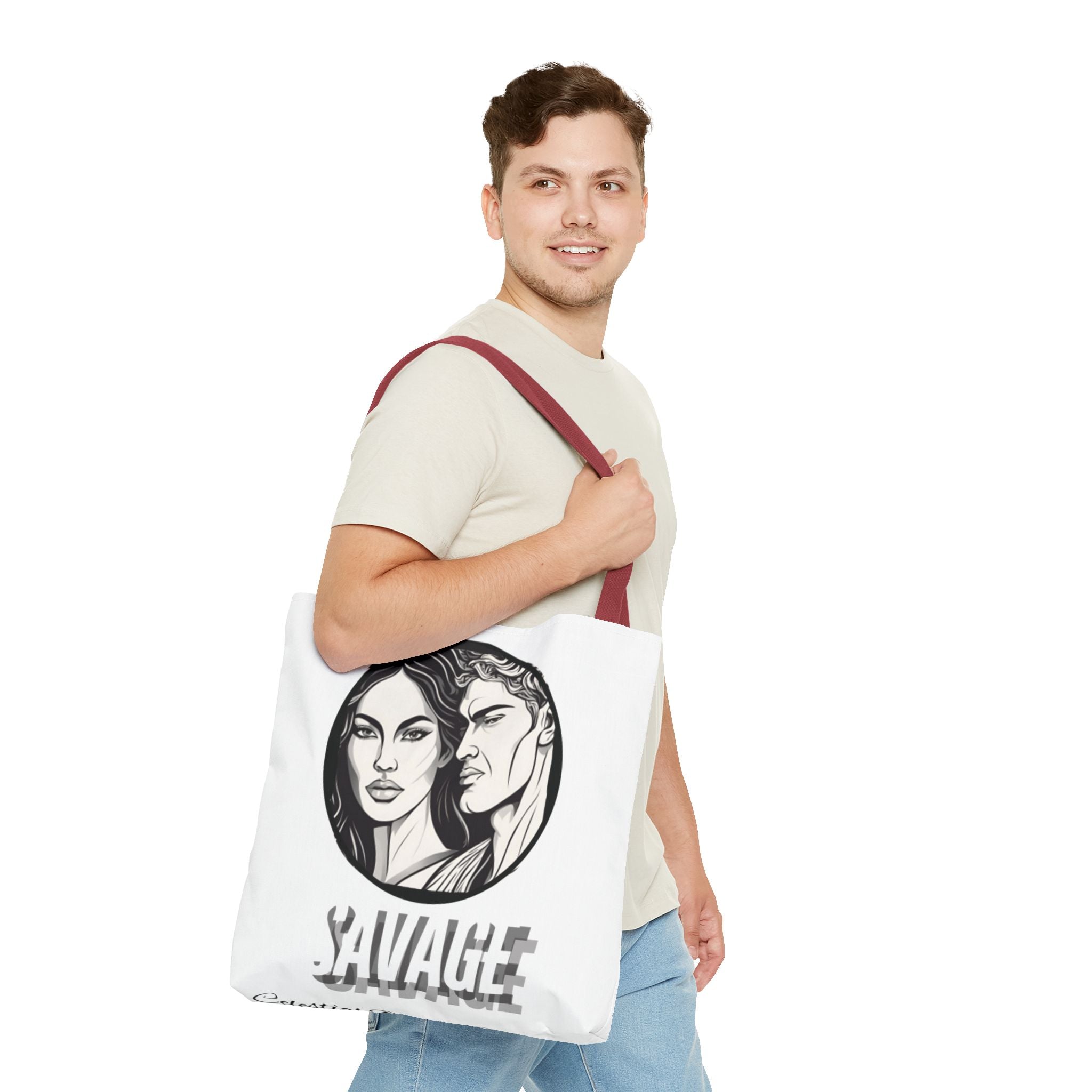 Tote Bag AOP, Savage, Shopping bag