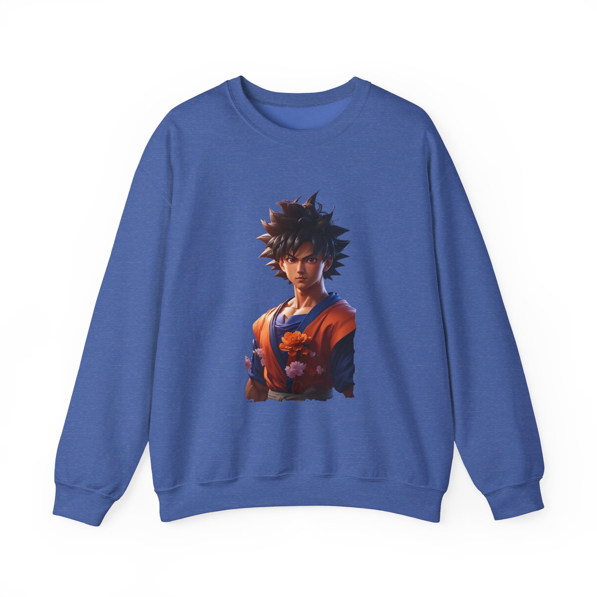 Dragon Ball-Inspired Unisex Crewneck Sweatshirt, Cozy Anime Apparel, Perfect for Gamers, Gift for Otaku, Casual Streetwear