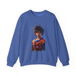 Dragon Ball-Inspired Unisex Crewneck Sweatshirt, Cozy Anime Apparel, Perfect for Gamers, Gift for Otaku, Casual Streetwear