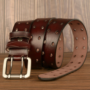 Men's Belt Leather Personality Belt Men's Casual Jeans Belt