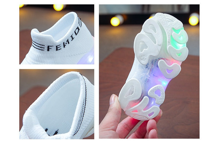 LED light shoes for boys and girls