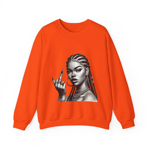 Fierce Attitude Crewneck Sweatshirt | Bold Fashion for Women