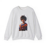 Dragon Ball-Inspired Unisex Crewneck Sweatshirt, Cozy Anime Apparel, Perfect for Gamers, Gift for Otaku, Casual Streetwear