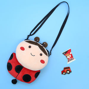 Cute cartoon animal crossbody bag kids casual shoulder bag plush mini shoulder bag