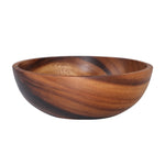 Kitchen Natural Wooden Bowl Household Fruit Bowl Salad Bowl For Home