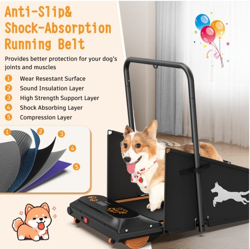 Dog Treadmill Small Dogs - Dog Treadmill For Medium Dogs - Dog Pacer Treadmill For Healthy & Fit Pets - Dog Treadmill Run Walk