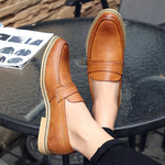 Men's Slip-on Formal Wear Gentleman Leather Shoes Business