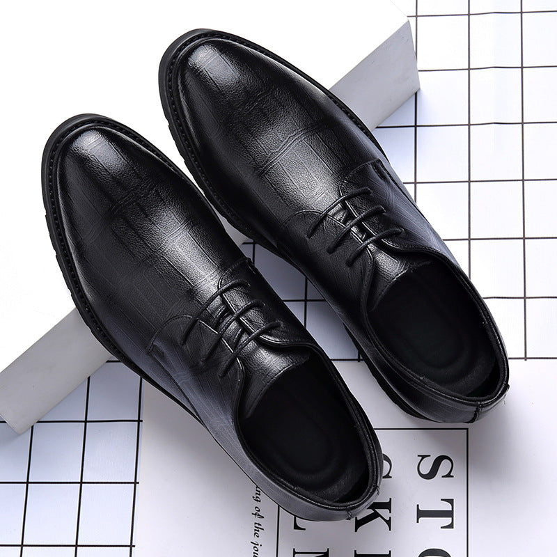 Genuine Leather Men's Formal Wear Plus Size Shoes