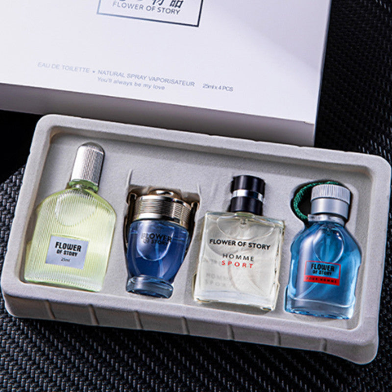 A Set Of Men's Perfume With Lasting Fragrance