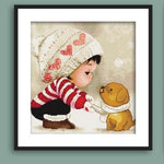 Cartoon cute kid 5d diamond painting