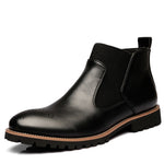 Brock Leather Boots Men Shoes Men Martin Boots