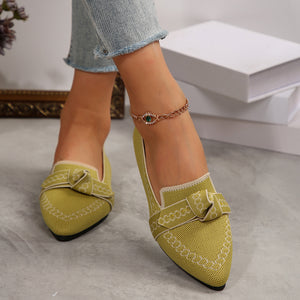 Bowknot Breathable Flat Shoes Women