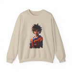 Dragon Ball-Inspired Unisex Crewneck Sweatshirt, Cozy Anime Apparel, Perfect for Gamers, Gift for Otaku, Casual Streetwear