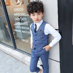 Boys Autumn Clothing Two-piece Vest Set