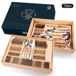 Stainless Steel Tableware Gift Box Set, sliver wear