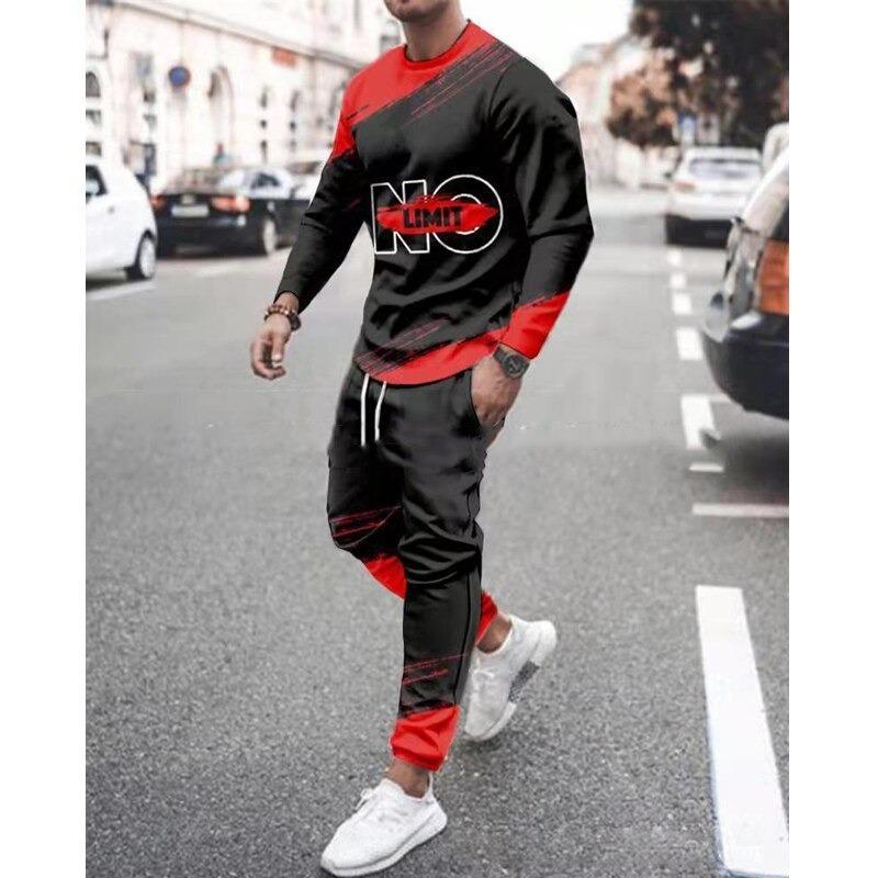 Men's Casual Suit 3d Digital Printing Pant