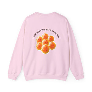 Dragon Ball-Inspired Unisex Crewneck Sweatshirt, Cozy Anime Apparel, Perfect for Gamers, Gift for Otaku, Casual Streetwear