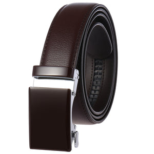 Business belt automatic buckle belt