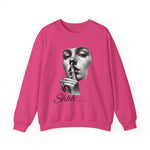 Shhh.... Unisex Heavy Blend™ Crewneck Sweatshirt, Cozy Sweatshirt