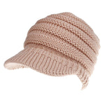 Women Ponytail Beanies Autumn Winter Hats Female Soft Knitting Caps Warm Ladies Skullies