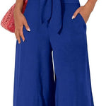 High Waist Slim-fit Wide-legged Pants Suit