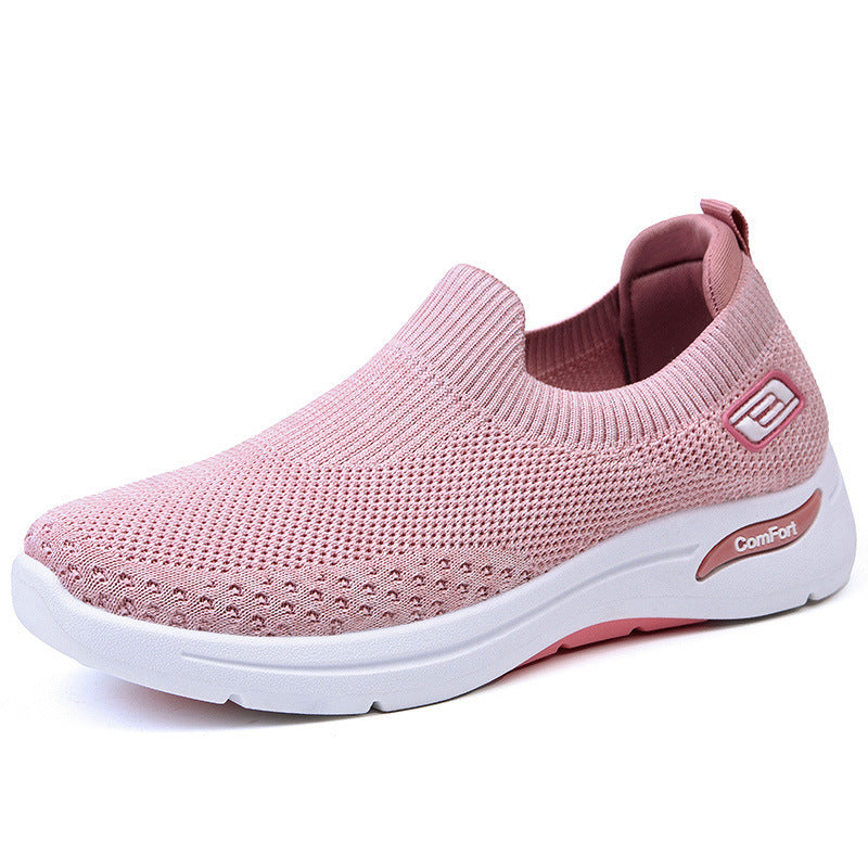 New Casual Soft Bottom Socks Sneakers For Women