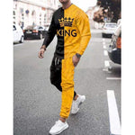 Men's Casual Suit 3d Digital Printing Pant