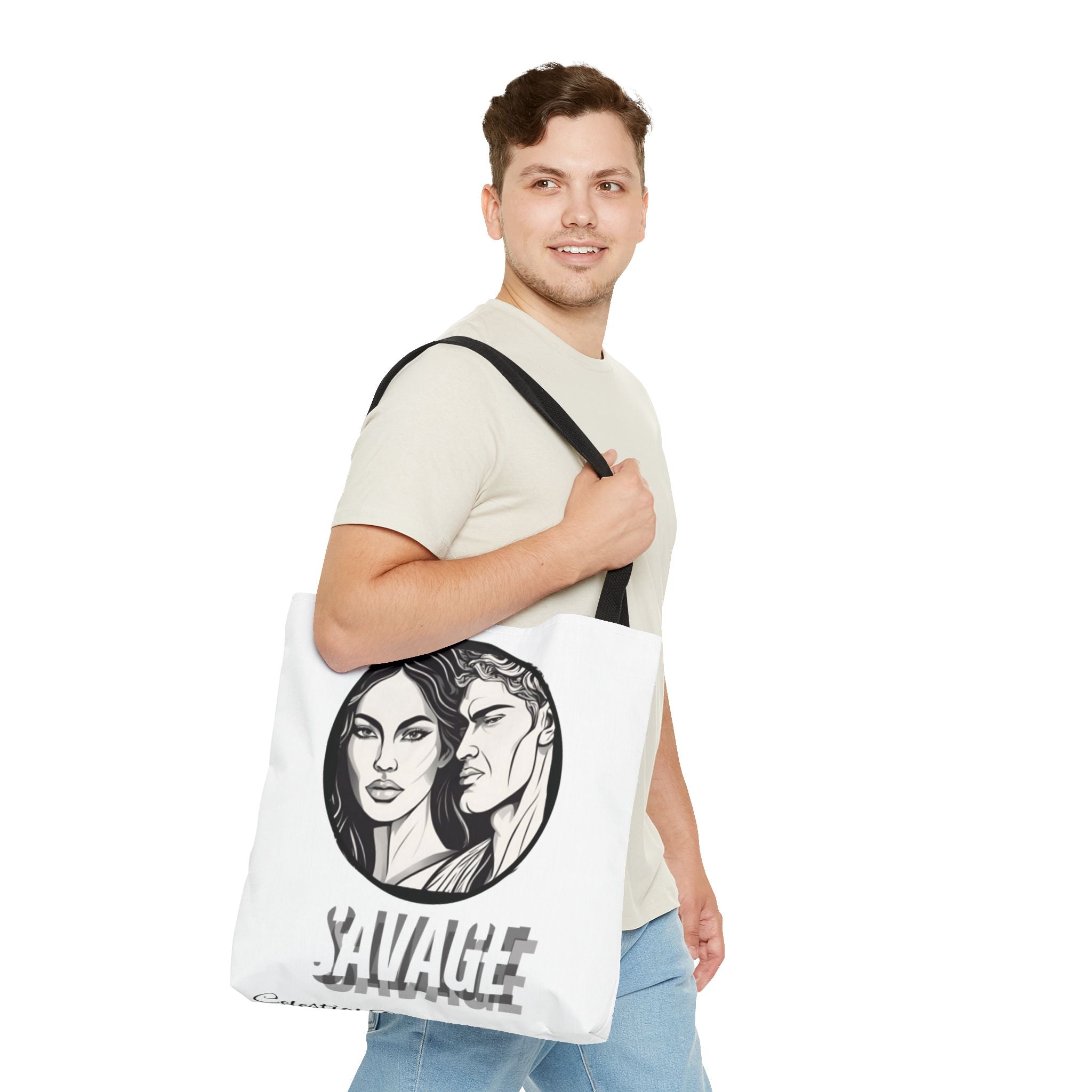 Tote Bag AOP, Savage, Shopping bag