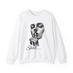 Shhh.... Unisex Heavy Blend™ Crewneck Sweatshirt, Cozy Sweatshirt