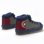 New Winter High-top And Velvet Warm Cotton Shoes For Boys