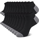 Simple Black White Gray Boat Sweat-absorbent Low Mouth Socks